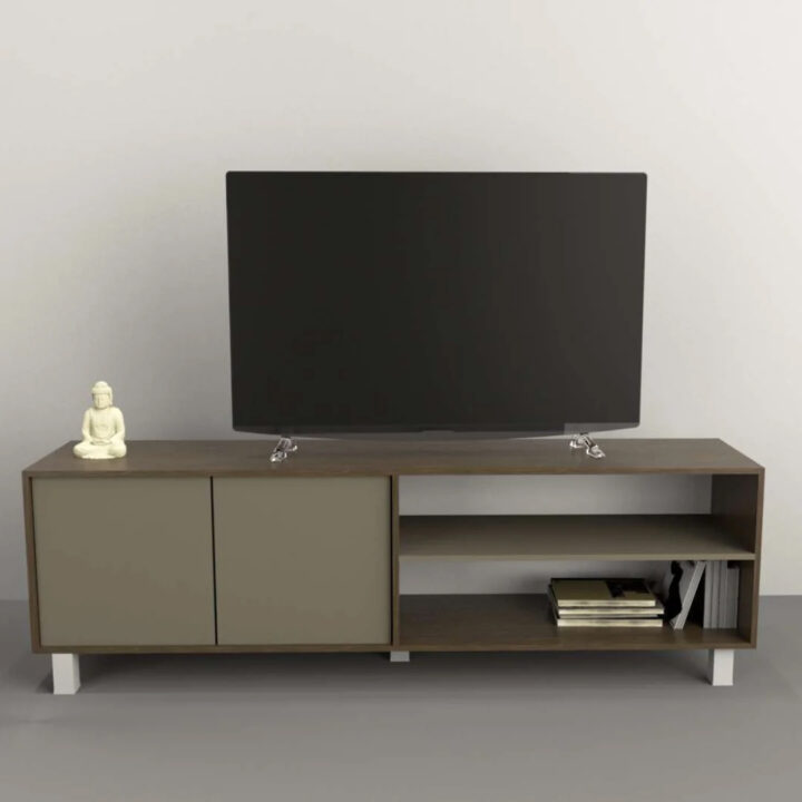 Mesa Tv Rack Minimal 4100 Push 1.80m - Imagen 4
