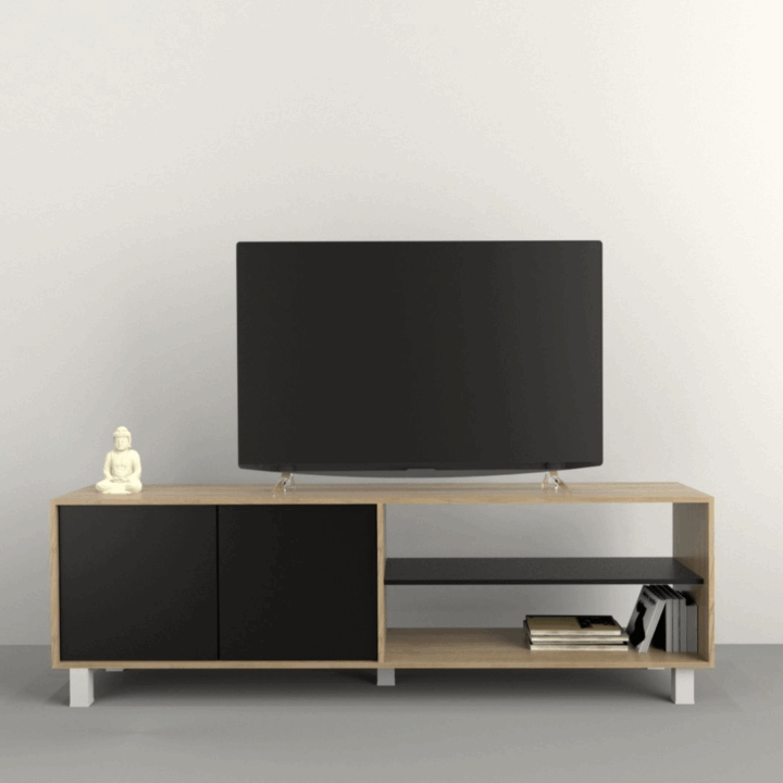 Mesa Tv Rack Minimal 4100 Push 1.80m - Imagen 2