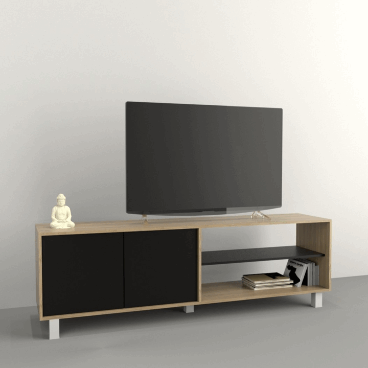 Mesa Tv Rack Minimal 4100 Push 1.80m - Imagen 11