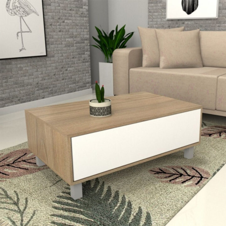 Mesa Centro Ratona Minimal 2021 Cajon Push 0.91m - Image 3