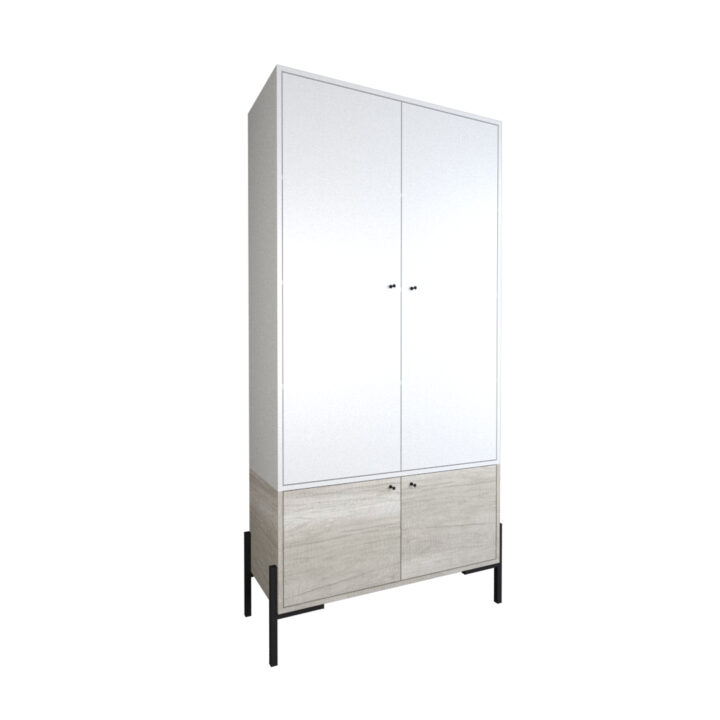 Biblioteca Estanteria Metalwood Industrial 4254 0.90m