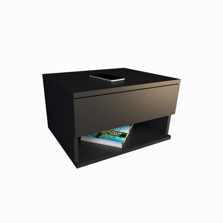 Mesa Luz Minimal 6448 Flotante Cajon Estante 0.45m - Image 2
