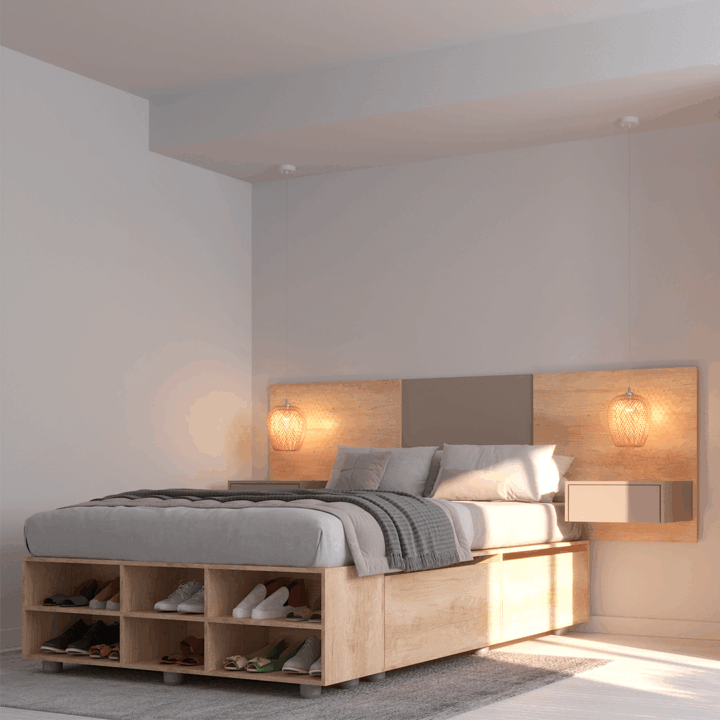 Box Base Duo 4 Puertas 1.41m - Imagen 5