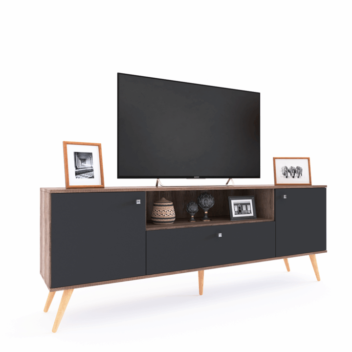 Mesa Tv Rack Nordico Escandinavo 1.80m - Imagen 3