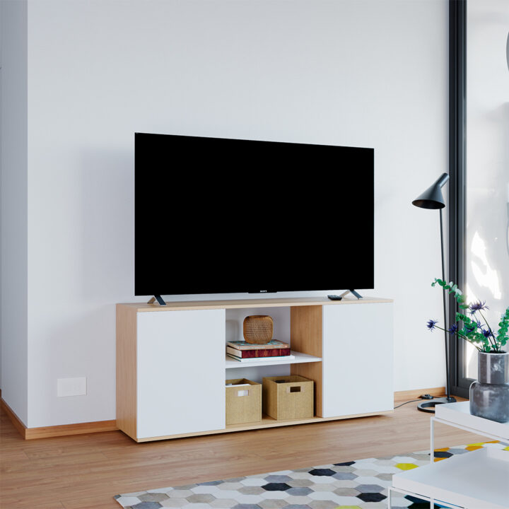 Mesa Tv Rack Minimal Vision 1.40m - Imagen 4