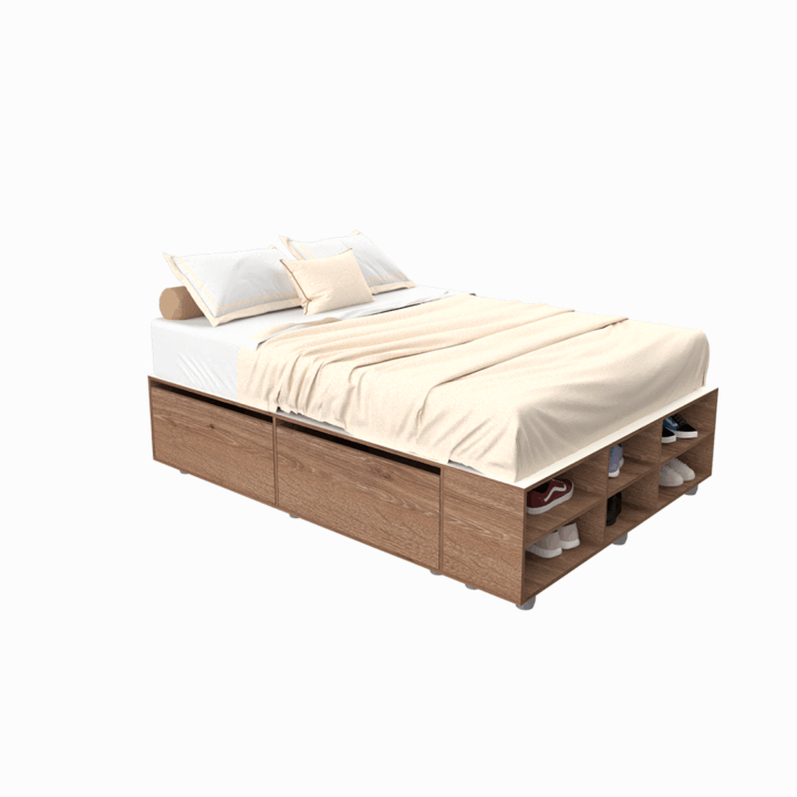 Box Base Duo 4 Puertas 1.41m - Imagen 3