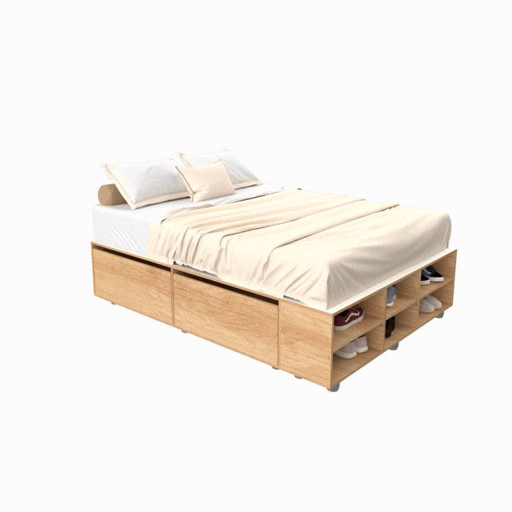 Box Base Duo 4 Puertas 1.41m