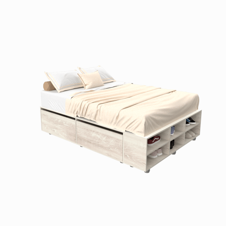 Box Base Duo 4 Puertas 1.41m - Imagen 2