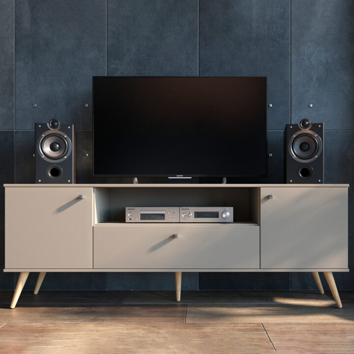 Mesa Tv Rack Nordico Escandinavo 1.80m - Imagen 4