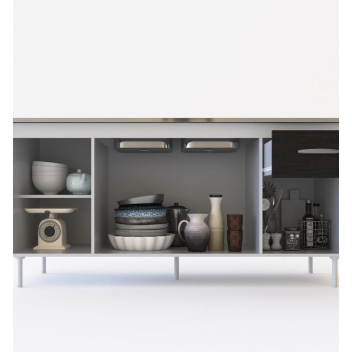 Bajo Mesada Cocina Alfa 4 Puertas 1.60m - Imagen 4