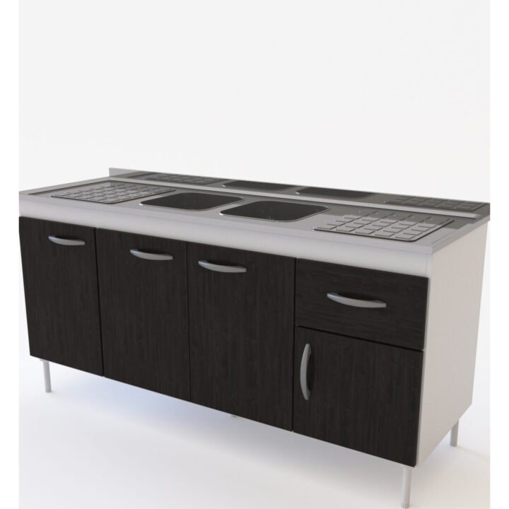 Bajo Mesada Cocina Alfa 4 Puertas 1.60m - Imagen 2