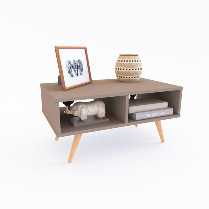 Mesa Centro Ratona Nordica Escandinava 0.80m - Imagen 2