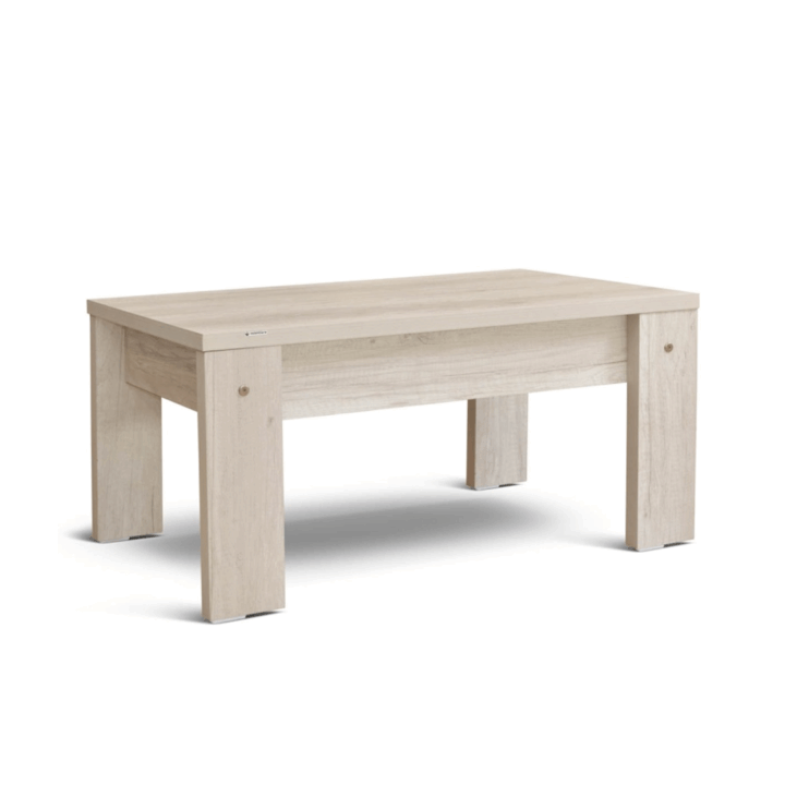 Mesa Centro Ratona Doppia Elevable Madera 0.90m - Image 2