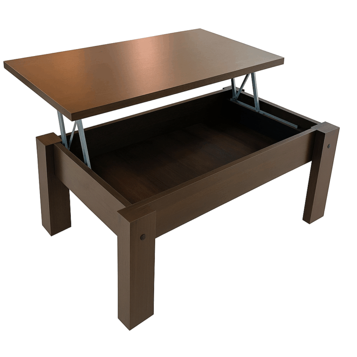 Mesa Centro Ratona Doppia Elevable Madera 0.90m