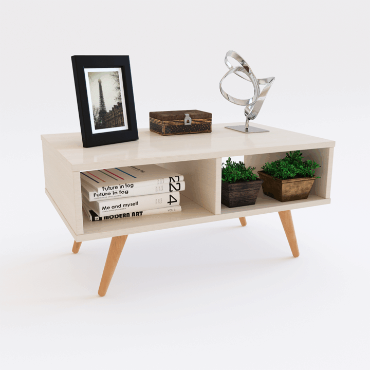Mesa Centro Ratona Nordica Escandinava 0.80m