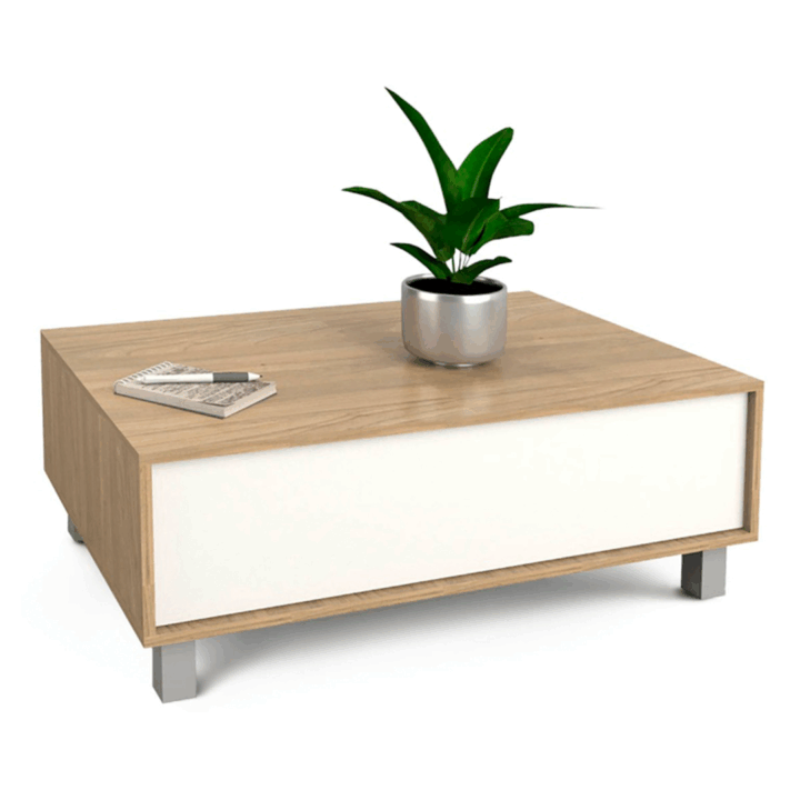 Mesa Centro Ratona Minimal 2021 Cajon Push 0.91m