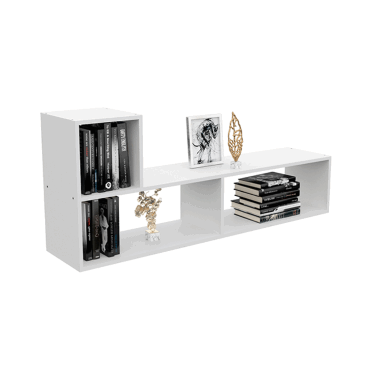 Modulo Estante Organizador Biblioteca Rack Nature Funcional L