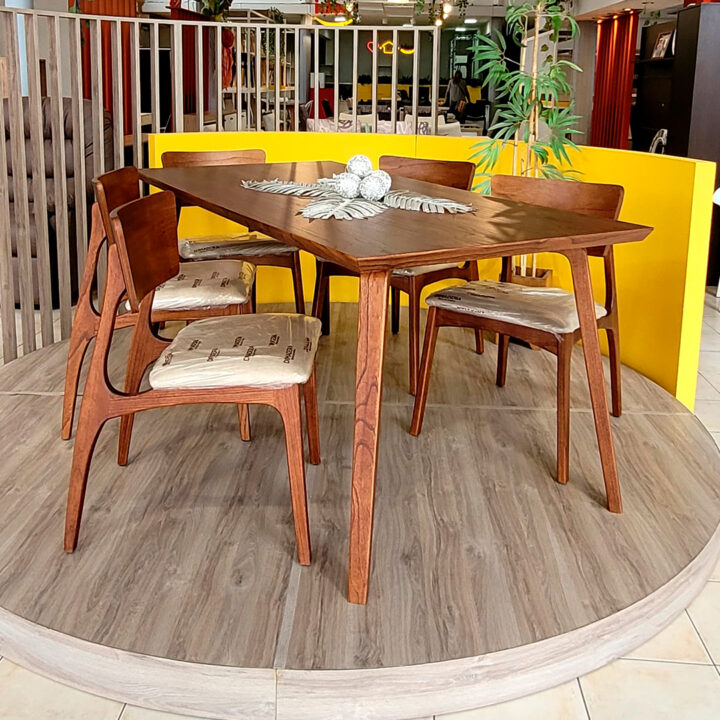 Mesa Comedor Madera Maciza Paraiso Contemporanea MC238 2.20m - Image 3