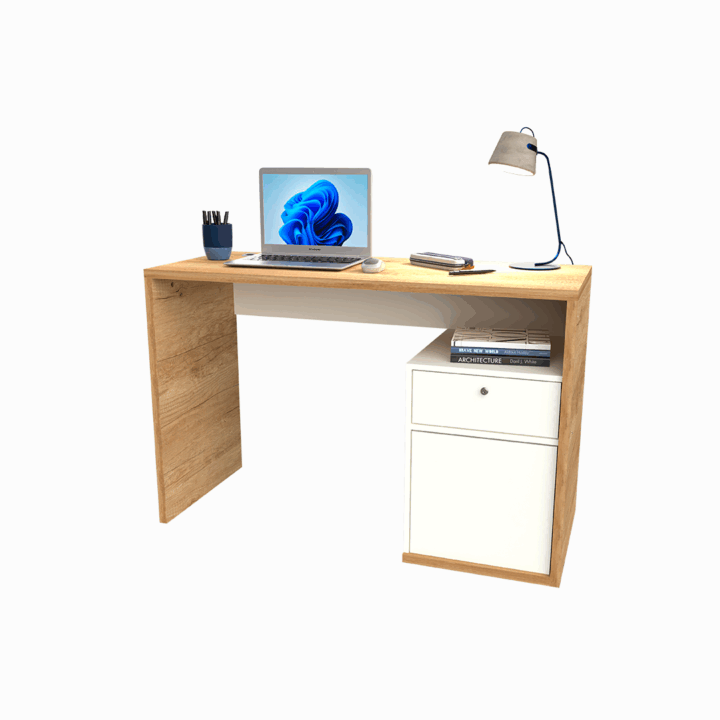 Escritorio Oficina Offi Puerta Cajon 1.20m