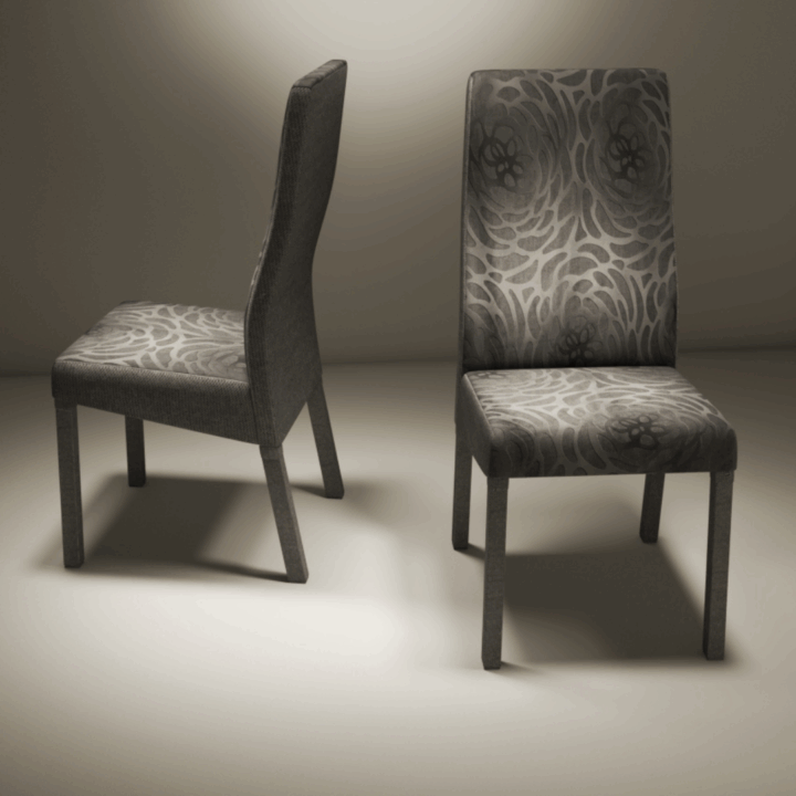 Silla Comedor Moderna Kendor Tapizada Curva - Image 4