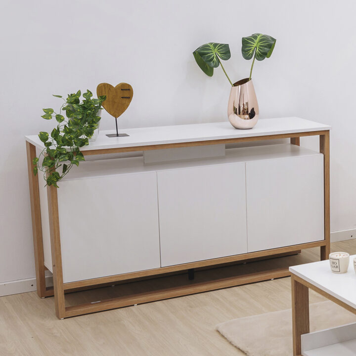 Mesa Tv Rack Chic 4200 3 Puertas 1.33m - Image 4