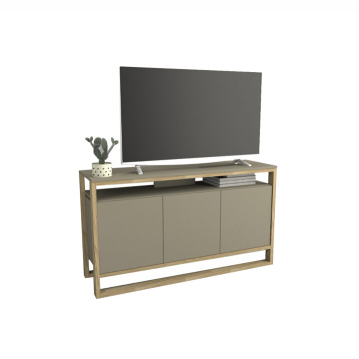 Mesa Tv Rack Chic 4200 3 Puertas 1.33m - Image 3