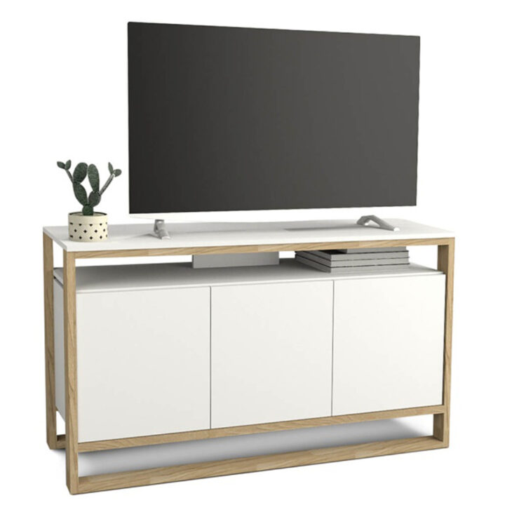 Mesa Tv Rack Chic 4200 3 Puertas 1.33m